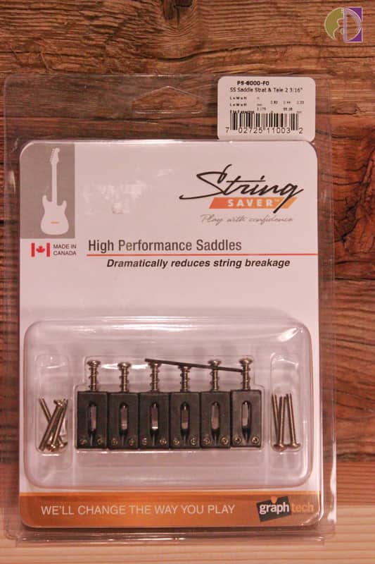 Graph Tech String Saver Originals Strat & Tele Style Saddles 2 3/16" String Spacing (PS-8000-F0) image 1