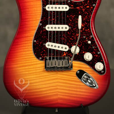 2002 Fender Special Run American Series Stratocaster FLAME MAPLE TOP Aged CSB image 1