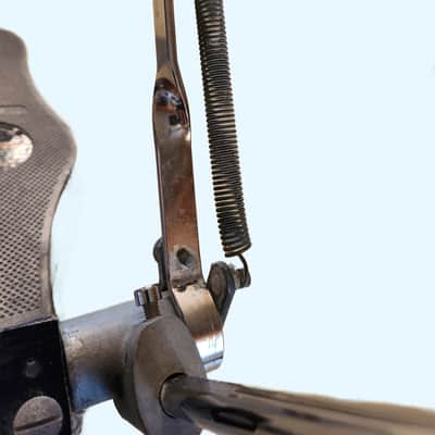 1970's Jacques Capelle Pro-Mark Orange Bass Drum Pedal Dual-Clamp 70s France FREE SHIPPING! image 9