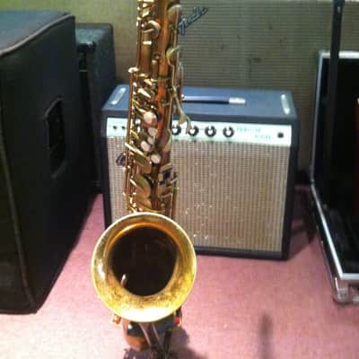 Buescher Saxophone Aristocrat #255xxx Gold lacquer finish image 2