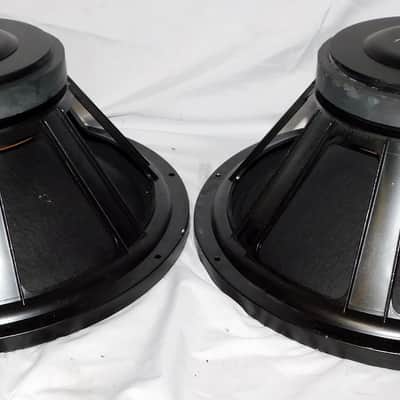 EAW LA118 18" subwoofer drivers pair original cones image 3