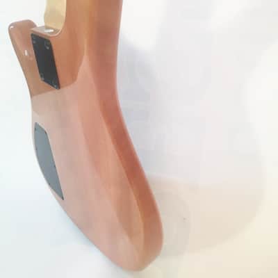 Stadium 5-String Bass Guitar-Natural Gloss Finish-2-J Bass style Pickups-NEW-w/Shop Setup! image 8