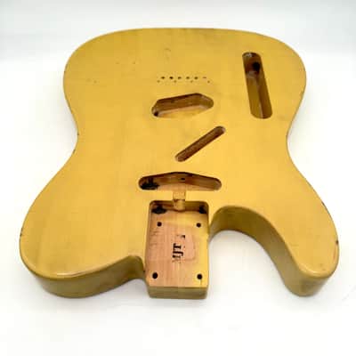 MJT Telecaster Body Lefty Relic Alder Nitro Butterscotch Light mjt6655 image 3