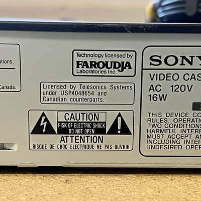 Sony EV-C25 NTSC 8mm VCR Video Cassette Recorder w/ New RCA Cables; Tested image 6