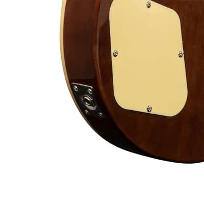 Stagg SEL-STD VSB Standard Series Solid Mahogany Body Archtop Set-in Neck 6-String Electric Guitar image 5