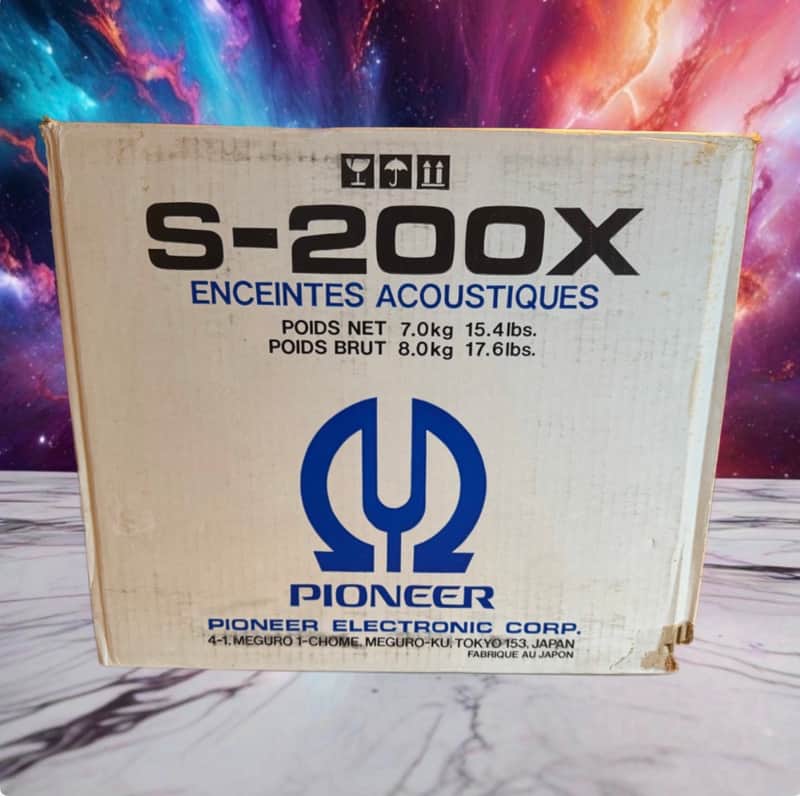 Pioneer S-200 Speakers Vintage Rare W/ Box Tested Working Sound Great Audiophile image 1