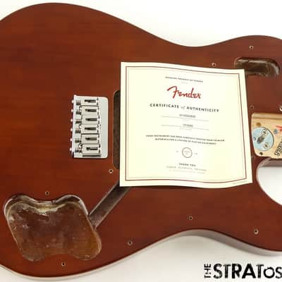 Fender AV II American Vintage 1975 Telecaster Deluxe BODY + HARDWARE Tele Mocha image 2