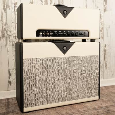 Divided by 13 BW1969 Butch Walker Signature Head and Matching 2x12 Cab - White/Black w/Pinstripe Grill image 3