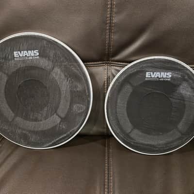 Evans EPPB-DB1-R dB One Low Volume 10/12/14/16/22" 5pc Drum Head Pack 2020s - Black image 4