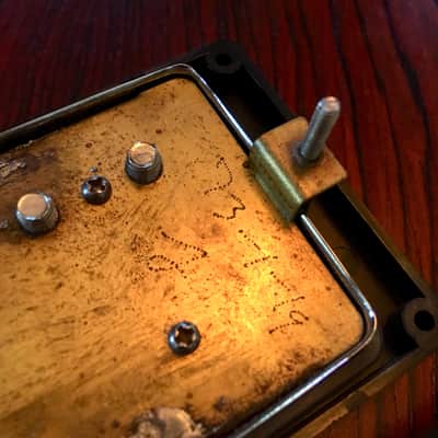 PAIR -Guild Bass humbucker pickups  1972 1973 Chrome original vintage usa js-2 starfire sb jetstar image 4