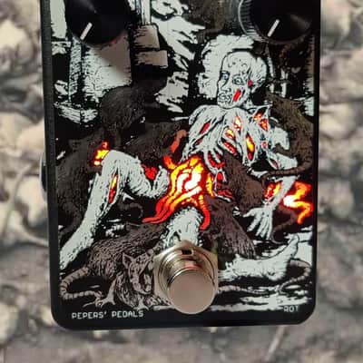 Pepers' Pedals Rot Distortion 2025 - Graphic/ black image 1