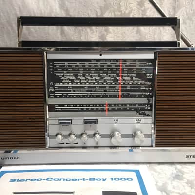 Ancien Transistor Récepteur Radio Poste GRUNDIG CONCERT-BOY 1000 AM/FM image 1