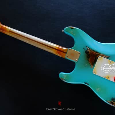 Fender Stratocaster HSS Seafoam Green Heavy Aged Relic image 16