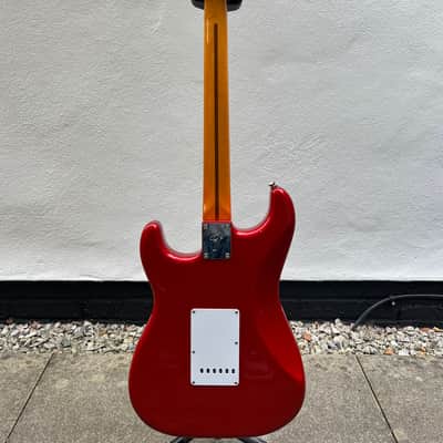 B-Stock David Gilmour Candy Apple Red Fender Stratocaster - Classic 50s Lacquer EMG DG-20 image 14