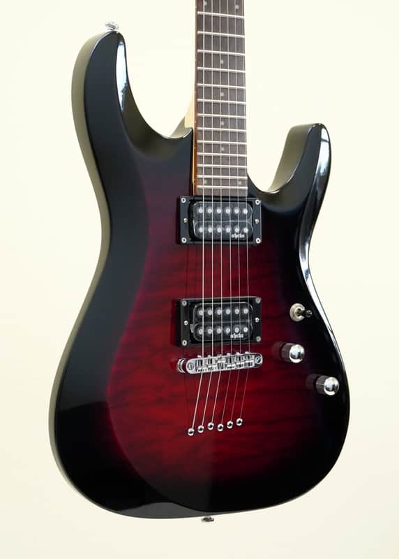 Schecter C-6 Plus Electric Guitar Cherry Burst image 1