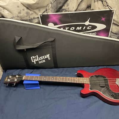 Gibson Lefty Left-Handed Les Paul Junior Tribute Double Cut DC 4-string Bass with Gig Bag 2022 image 1