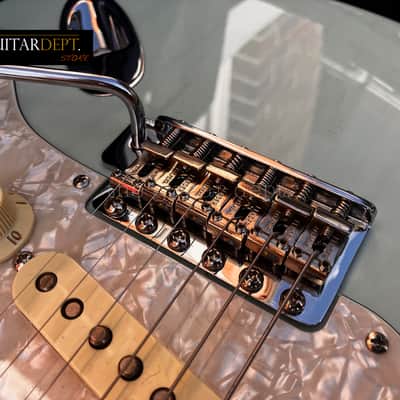 ♚MINT♚ FENDER Custom Shop CUSTOM Stratocaster ♚ TRANS SURF GREEN ♚AAA ROASTED NECK♚FAT 60's Handwounds !♚£5199 image 11