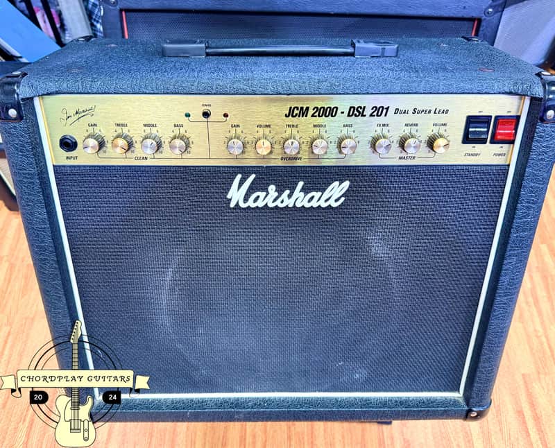 Marshall JCM 2000 DSL 201 Dual Super Lead 2-Channel 20-Watt 1x12" Guitar Combo