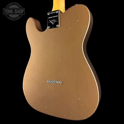 Used 2020 Fender Custom Shop Limited 1968 Thinline Telecaster Firemist Gold Metallic w/case TSU24939 image 9