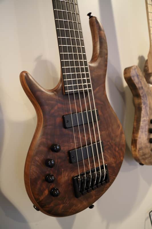 Kiesel Claro Walnut Icon 6 with Aguilar DCB Pickups image 1
