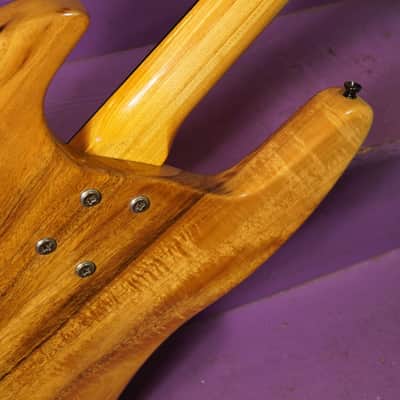 1994 Chip Wilson w/Kubicki Headless Fretless Neck Electric Bass Guitar (VIDEO! Fresh Setup) image 19