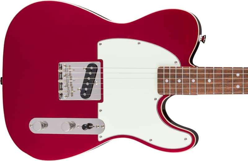 Squier Classic Vibe Custom Esquire Laurel Fingerboard Parchment Pickguard Candy Apple Red image 1
