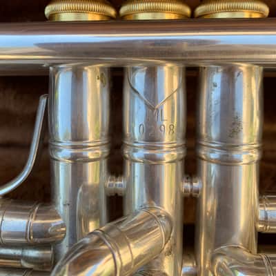 Bach 190S37 Stradivarius Series 50th Anniversary Bb Trumpet 2010s - Silver-Plated image 6