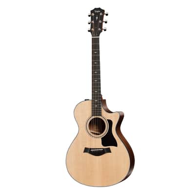 Taylor 312ce Cutaway Sapele Grand Concert Acoustic-Electric Guitar image 3