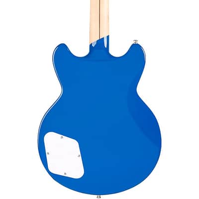 D'Angelico Deluxe Brighton Limited-Edition Solid Body Electric Guitar Regular Sapphire image 2