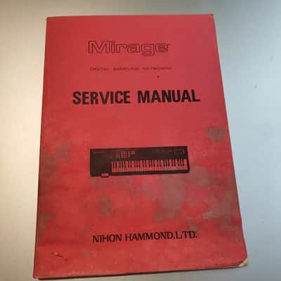 Ensoniq Mirage Service Manual 1980s