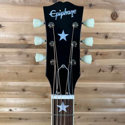 Epiphone J-180 LS Acoustic Guitar - Ebony image 3