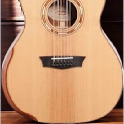 Washburn Comfort Series WCG15SCE12 Grand Auditorium Cutaway Acoustic-Electric  w/ Solid Sitka Spruce, B-Stock image 10