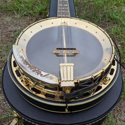 Aria SB-600 Deluxe 5 String Banjo High End Aria Gold Hardware | Reverb
