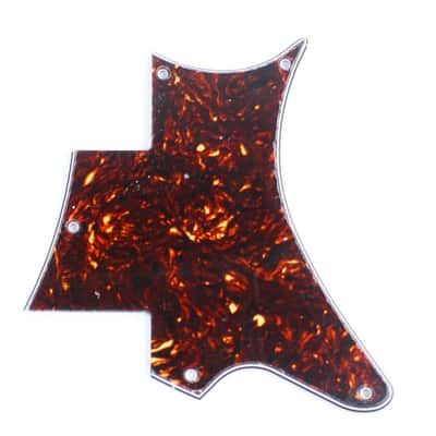 Custom guitar pickguard Fits PRS SE flat-top ,4ply Brown Tortoise