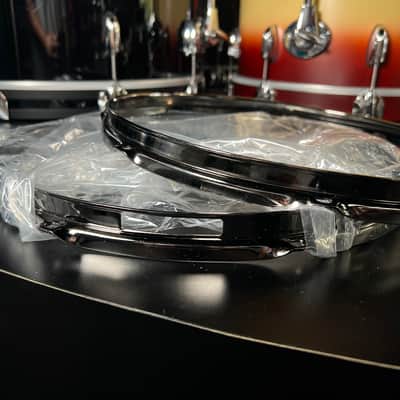 14" Snare Drum 2.3mm Triple Flanged Top & Bottom Black Nickel Hoops (8 Hole) image 3