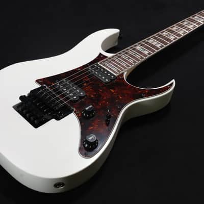 Ibanez Prestige RG653DX Electric Guitar - White Flat 250 image 3