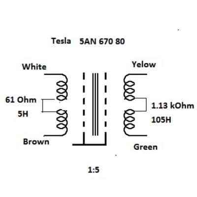 Tesla 506 670 80 microphone input transformers image 3