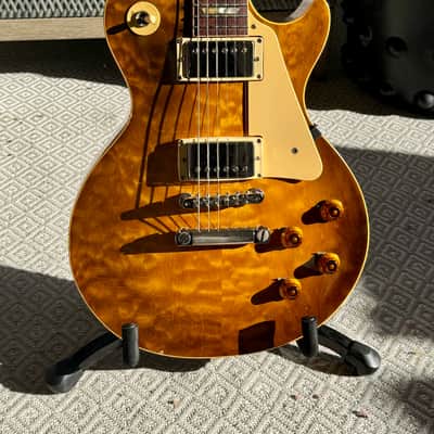 1982 Gibson Standard 82 Les Paul – Quilt Top Honey Burst – Kalamazoo, Tim Shaws, OHSC image 1