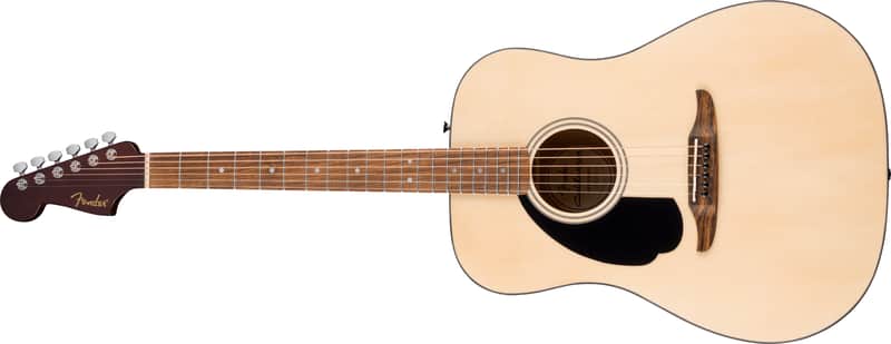 Fender California Standard Redondo Lefty LH Spruce Top Black Pickguard Natural