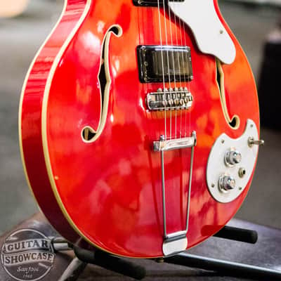 Mosrite Celebrity III Mark I 1966 {Trans Cherry} image 3