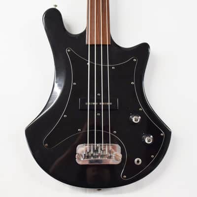 Guild B-301F Fretless Bass 1977 - Black image 1