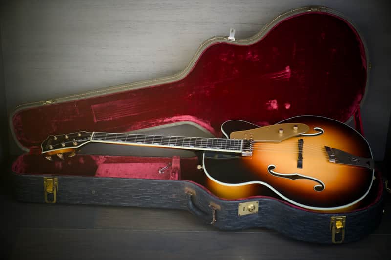 Rare Vintage 1961 Gretsch 6199 Sal Salvador Sunburst Hollowbody