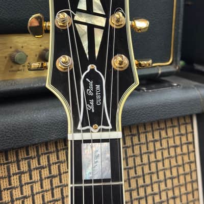 2005 Gibson Custom Shop LPB-7 Les Paul Custom 57 Reissue - Ebony image 2