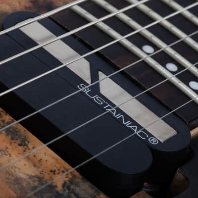 Schecter Reaper-6 FR S Satin Charcoal Burst SCB Electric Guitar + Hardshell Case Sustainiac Reaper image 9