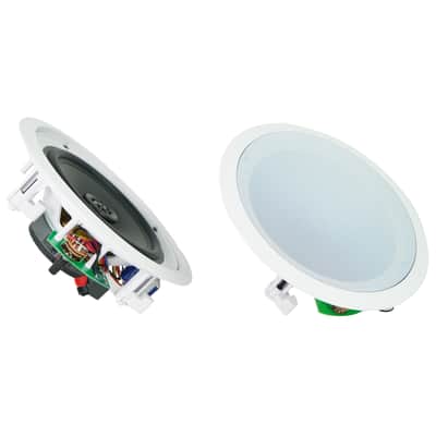 Rockville 4-Zone Multi Room Audio System w/ (16) 8" 70v White Ceiling Speakers image 5