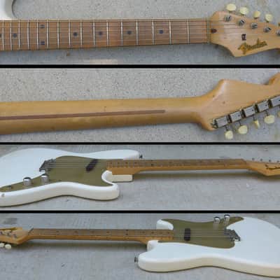 VINTAGE 1956 FENDER MUSICMASTER W/ CASE PRE-CBS MUSIC MASTER 1957 REFIN image 5