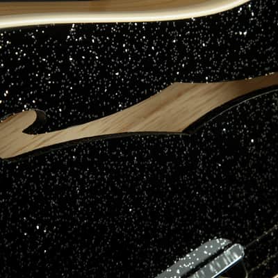 2023 - Suhr Eddie's Guitars Exclusive Custom Classic T Roasted - Black Sparkle image 16
