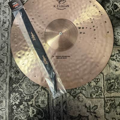 Mint Zildjian K Constantinople 20” Vintage Orchestral Medium Heavy Cymbal Pair w/Straps K1144 image 10