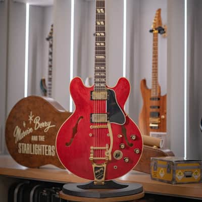 Gibson Custom Shop Murphy Lab Back To The Future '55 ES-345 "Reissue" Light Aged 2025 - Cherry Red image 1
