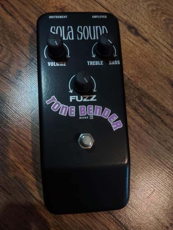 Sola Sound Tone-bender MKIV "The Interceptor" October 2021 - Black image 1